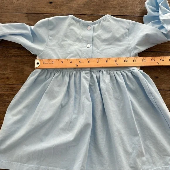 MK Clothing Designs girls 4T Smocked Disney Toy Story Knit Top Characters Blue - Picture 5 of 6